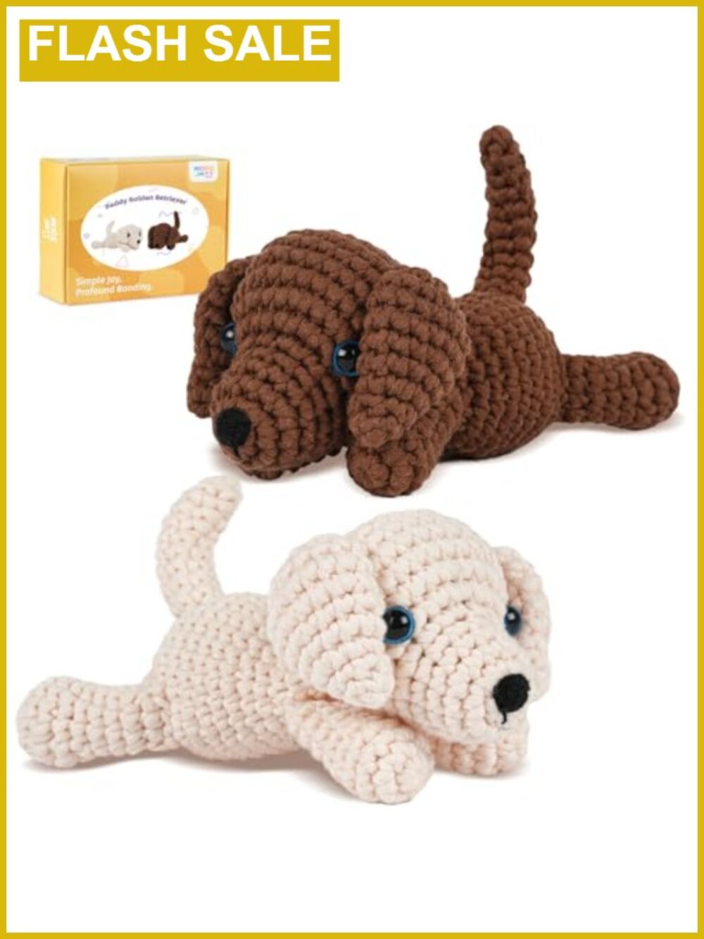 Crochet Kit for Beginners with Soft Yarn Step-by-Step Video Tutorial